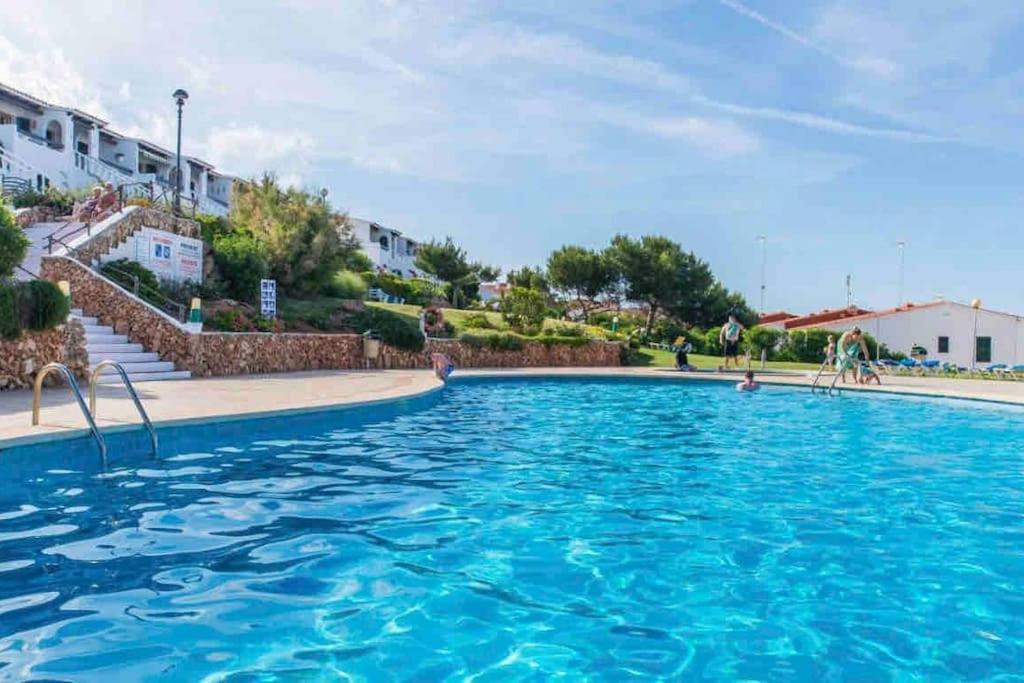 Lovely Hideaway With Pool And White Sand Beach Arenal d'en Castell Exterior foto